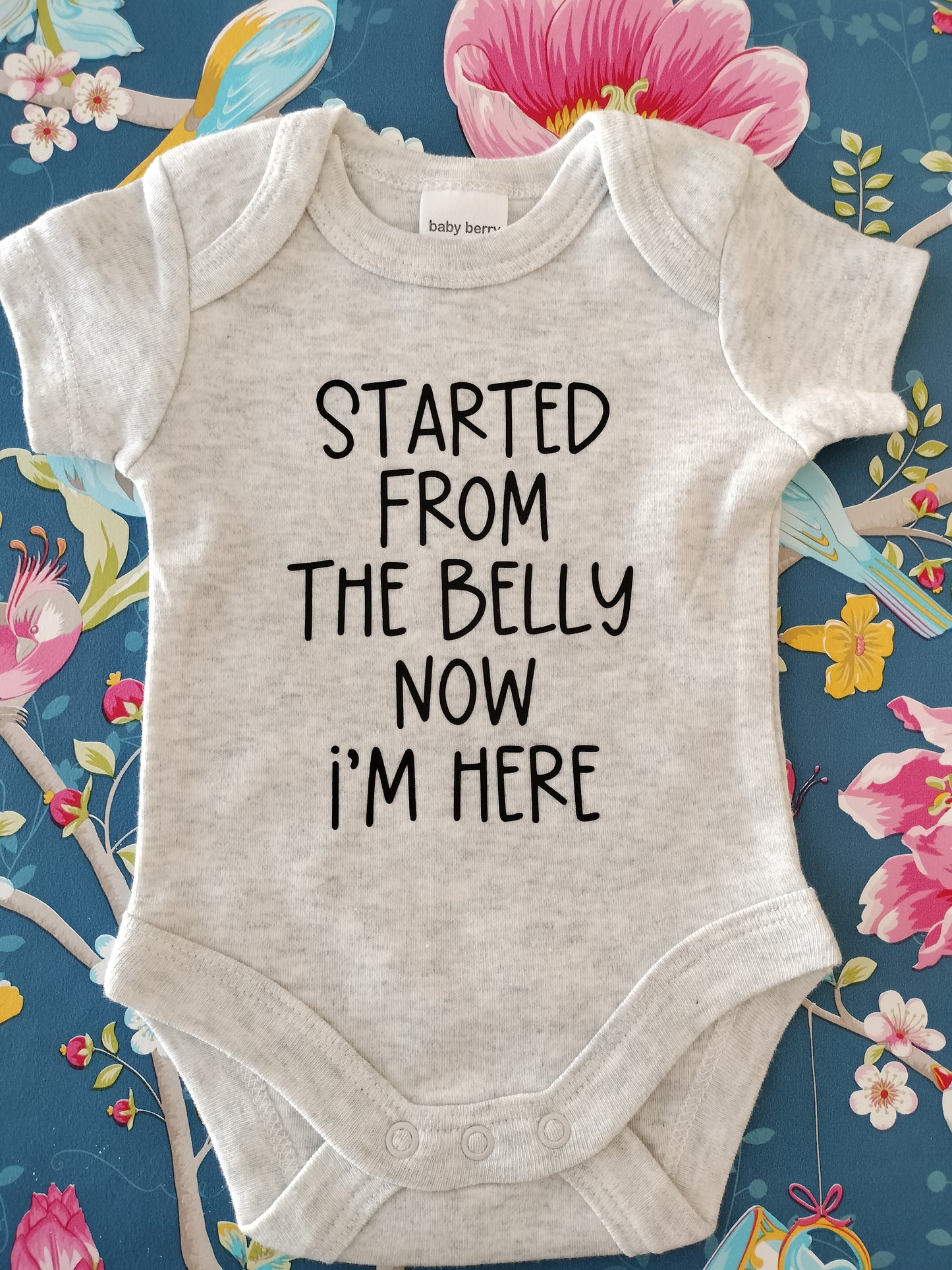 Baby bodysuit- belly