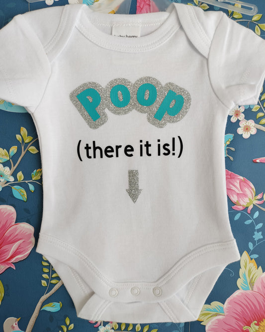 Baby bodysuit- poop